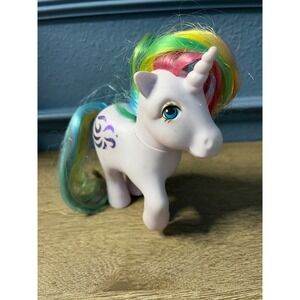 1983 My Little Pony G1 Unicorn Rainbow Ponies Sweetie Belle Toy Hasbro Hong Kong